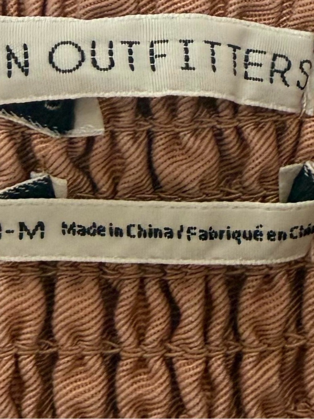 Urban Outfitters Rust Button-Detail Mini Dress - Picture 4 of 5